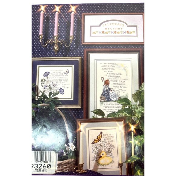 Celebrate His Love Cross-Stitch Pattern Book By Stoney Creek Leisure Arts - Picture 3 of 3